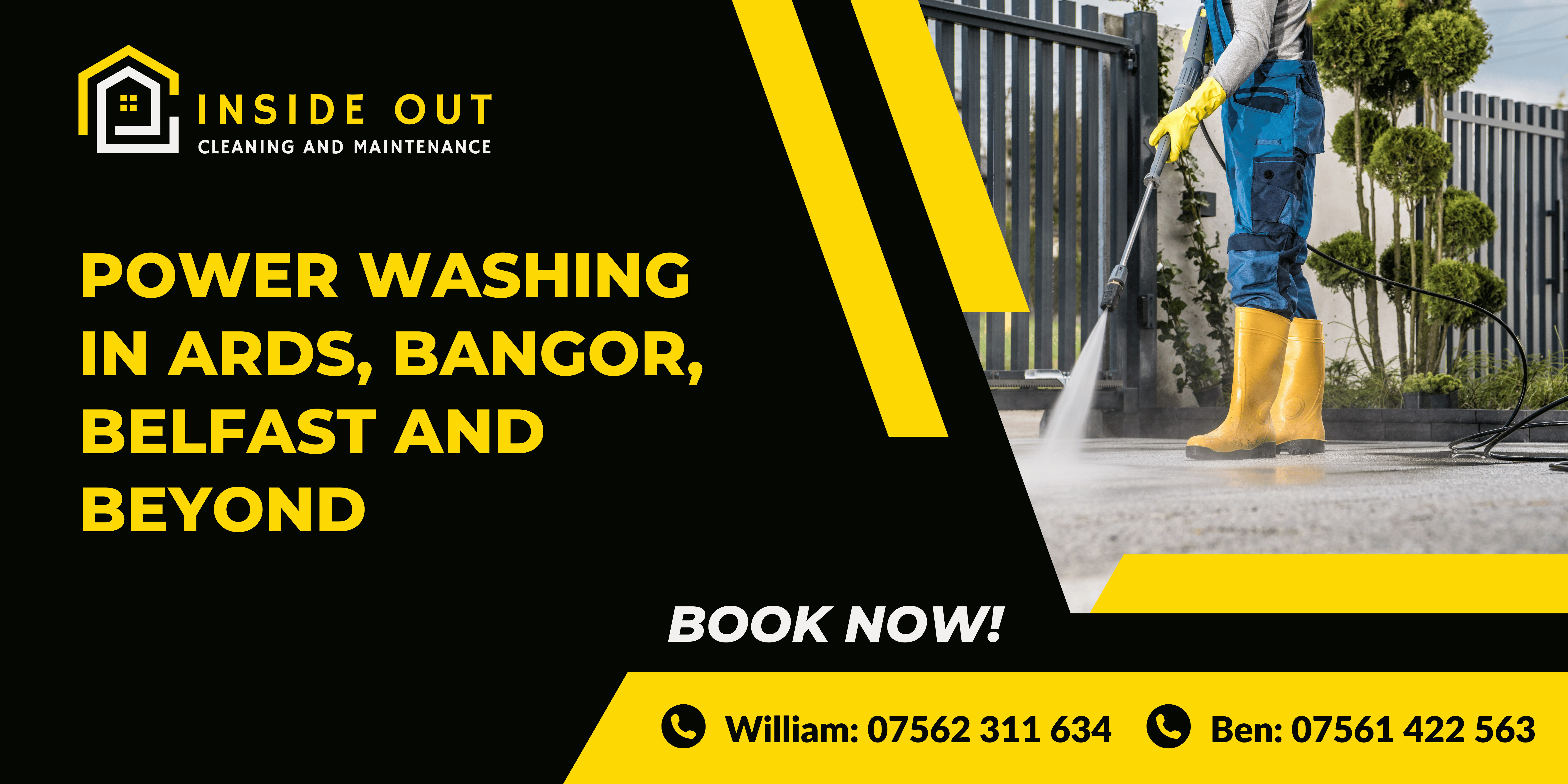 Power Washing in Ards, Bangor, Belfast, and beyond