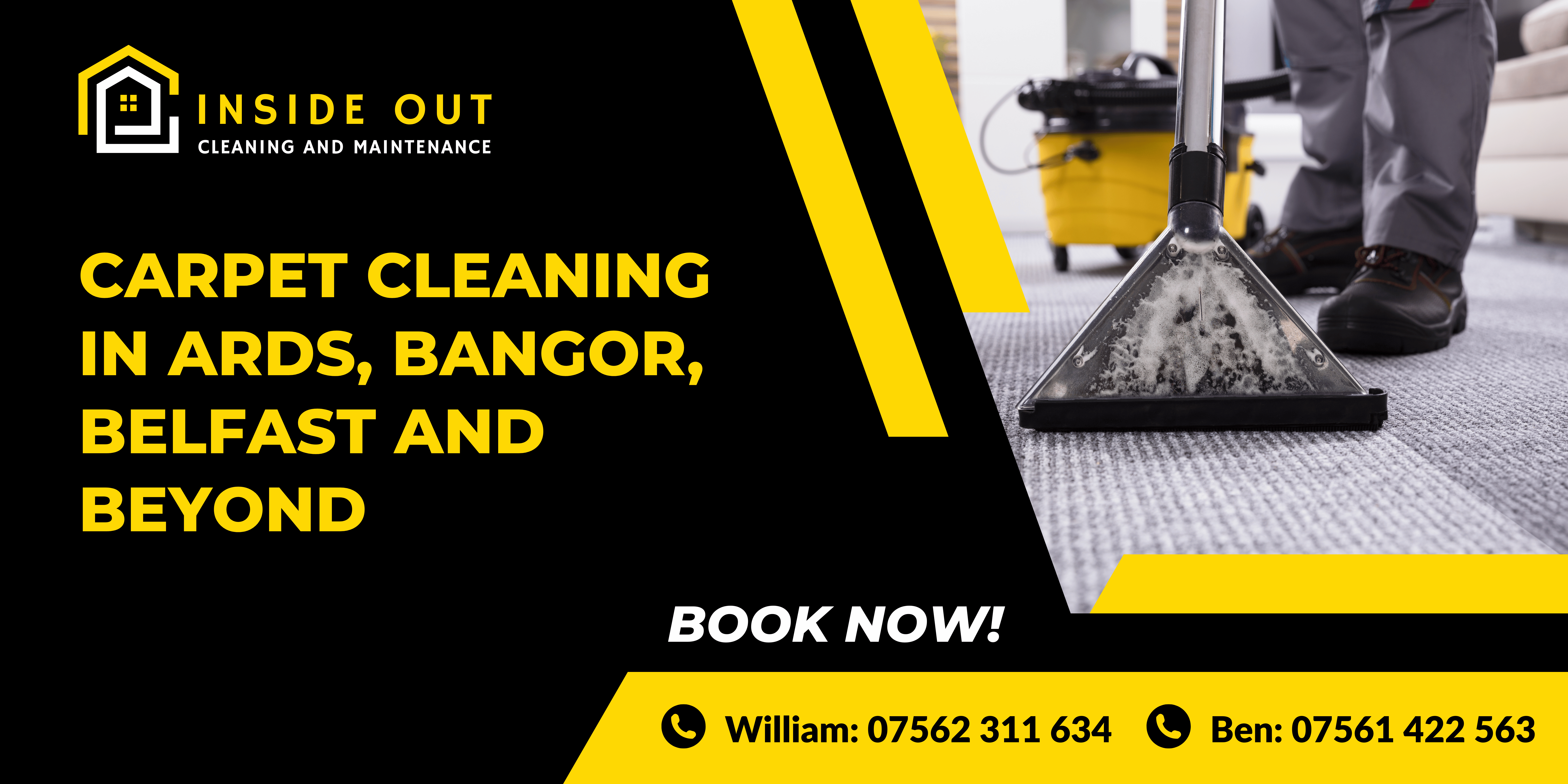 Carpet Cleaning in Ards, Bangor, Belfast and beyond